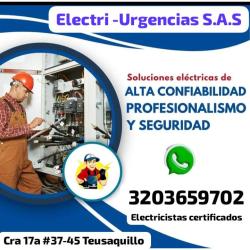 Electricista,Las américas, Campin, Marly,La soledad,Cataluña,Lourdes,Centro.