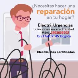 Electricista,cedritos, La cabrera, La calera, Unicentro,chia,cajica.