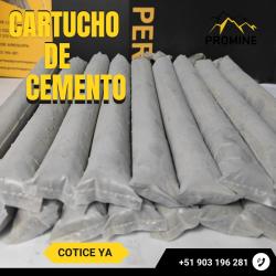 CARTUCHOS DE CEMENTO PARA SOSTENIMIENTO MINERO | ALTA RESISTENCIA