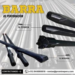 BARRAS DE PERFORACIÓN PARA EQUIPOS MINEROS - PROMINE
