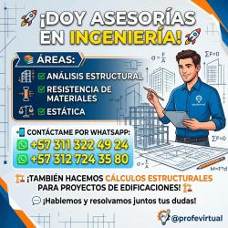 Doy asesorías de ingeniería civil