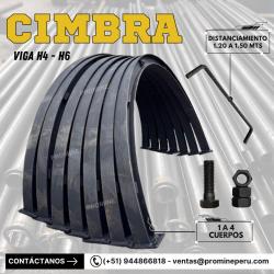 Cimbras Metálicas H4 para Sostenimiento de Minas Subterráneas