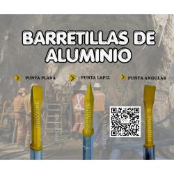 BARRETILLAS DE ALUMINIO PARA MINERÍA Y TRABAJOS INDUSTRIALES