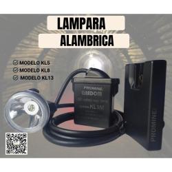 LÁMPARAS ALÁMBRICAS PARA MINERÍA E INDUSTRIA