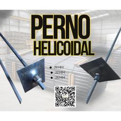 PERNO HELICOIDAL PARA SOSTENIMIENTO EN MINERÍA Y TÚNELES