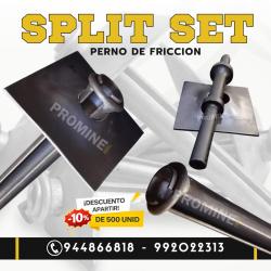 Perno Split Set de Fricción para Sostenimiento Minero