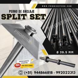 Perno de Anclaje Split Set de 39.5 mm para Minería