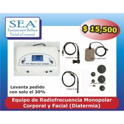 Radiofrequencia 6 cabezales (diatermia) corporal y facial