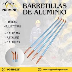 BARRETILLAS DE ALUMINIO PARA MINERÍA Y CONSTRUCCIÓN