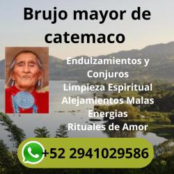 Indio de catemaco experto en darle tranquilidad a tu alma paz a tu espiritu