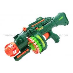 Pistola Rifle De Dardos Semi Automatica Electrica Tambor Gi