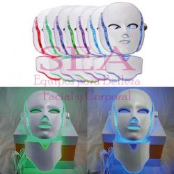 Mascara led 7 colores con control y electroestimulacion