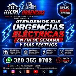  Si buscas Electricista,Usaquén, santa Ana, Modelia, el Salitre, Villa Luz, Usatama. puedes comprarlo con electrico está en venta al mejor precio