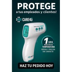 Termómetro Infrarrojo sin Contacto marca CARE4U