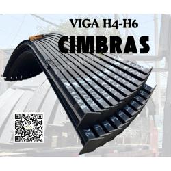 CIMBRAS VIGA H DE 4” Y 6” PARA SOSTENIMIENTO MINERO