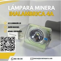 LÁMPARA MINERA INALÁMBRICA 4A - ESPECIALIZADO EN MINERÍA