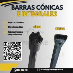 BARRAS CÓNICAS E INTEGRALES - ESPECIALIZADO EN MINERÍA