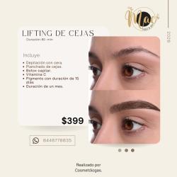 Lifting de Cejas Profesional en Saltillo - Servicio Cosmetologico