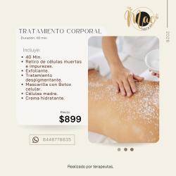 Tratamiento Corporal Despigmentante y Exfoliación en Saltillo - Casa Mac Spa
