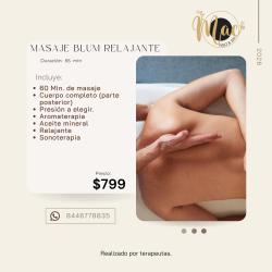 Masaje Aura Relajante con Piedras Calientes en Saltillo - Casa Mac Spa