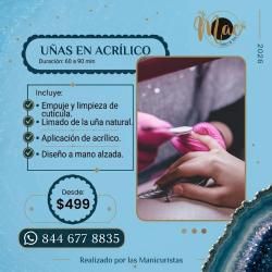 Servicio Completo de Manicura y Pedicura Spa en Saltillo