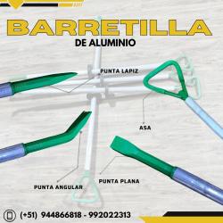 Barretillas de aluminio para desatado de rocas