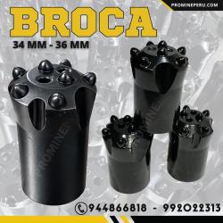 Broca cónica de 34 y 36 mm - 7 Botones - Lima
