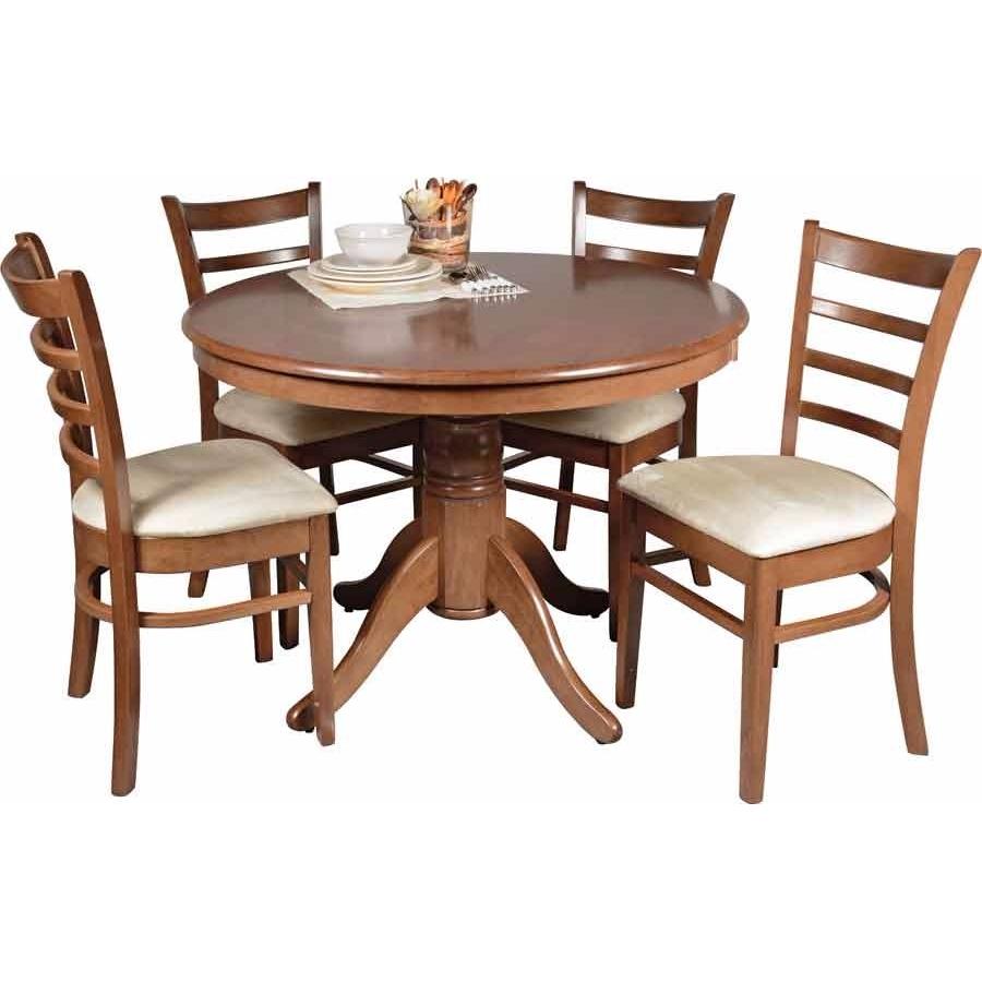 Juego De Comedor Madera Maciza - Mesa + 4 Sillas Tapizadas en ... Juego De Comedor Madera Maciza - Mesa + 4 Sillas Tapizadas en ...