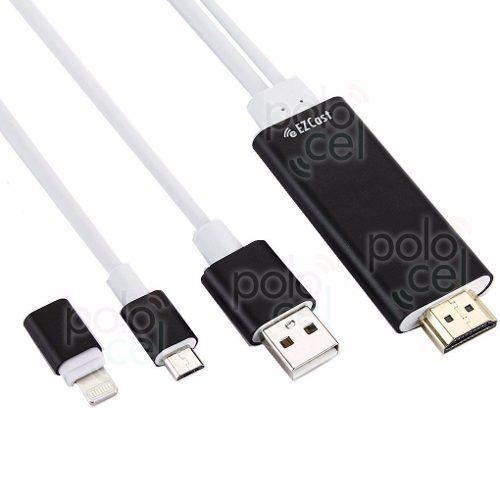  Si buscas Cable Lightning & Microusb A Hdmi Celular Tablet Universal puedes comprarlo con POLO CEL está en venta al mejor precio