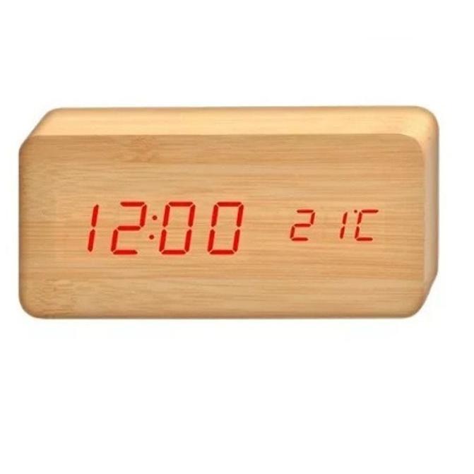  Si buscas Daza Reloj Despertador Simil Madera Digital C/ Temperatura puedes comprarlo con PHOTOSTORE está en venta al mejor precio