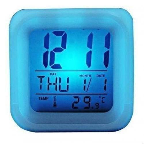  Si buscas Reloj Desperador Temperatura Digital Luz Led Cambia Color puedes comprarlo con OPORTUNIDADESVIP está en venta al mejor precio