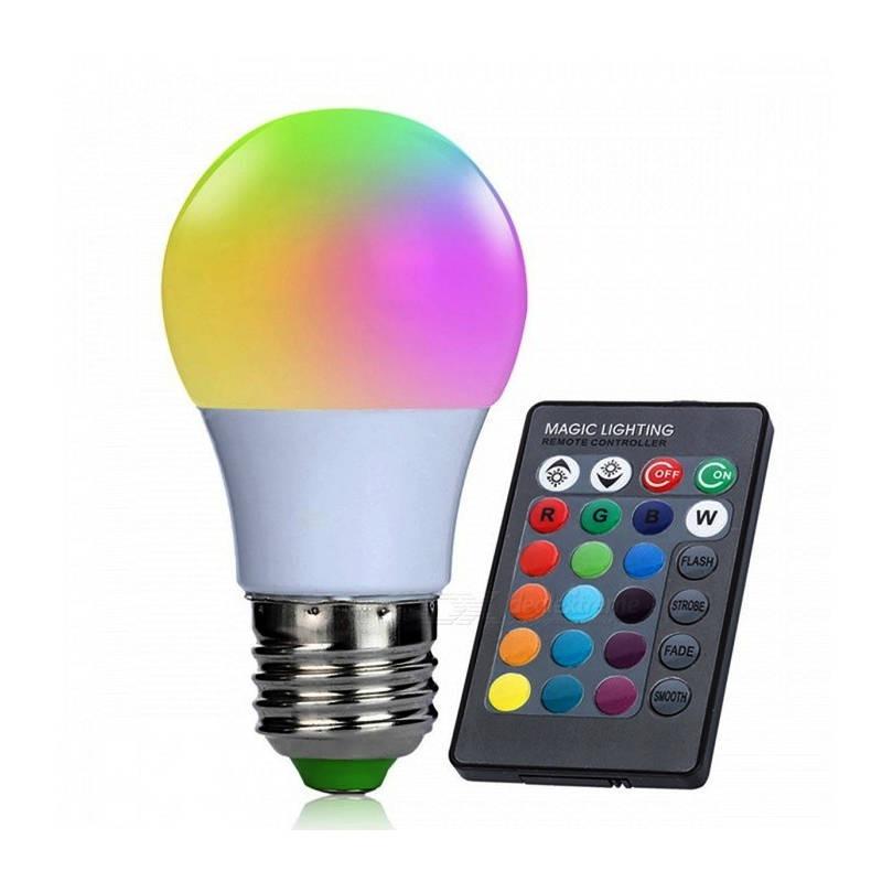  Si buscas Lampara Bulbo 16 Colores Rgb Control Remoto E27 5w 220v puedes comprarlo con OPORTUNIDADESVIP está en venta al mejor precio