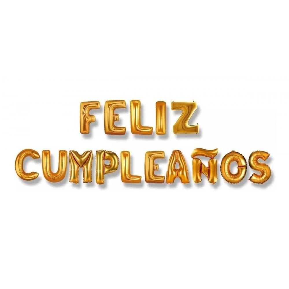  Si buscas Globo En Forma De Letras Feliz Cumpleaños Dorado O Plateado puedes comprarlo con OPORTUNIDADESVIP está en venta al mejor precio