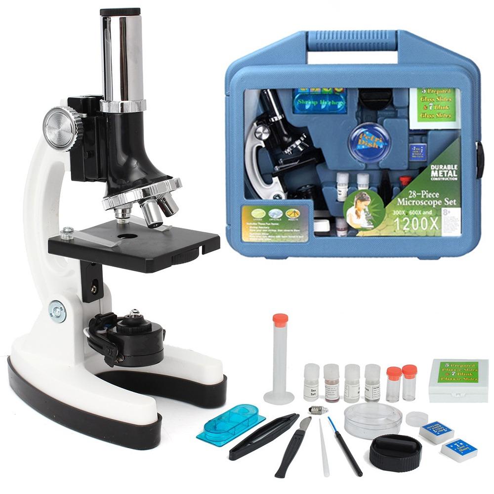  Si buscas Kit De Microscopio + Accesorios Para Niños + Maletin 1200x puedes comprarlo con BIDCOM está en venta al mejor precio