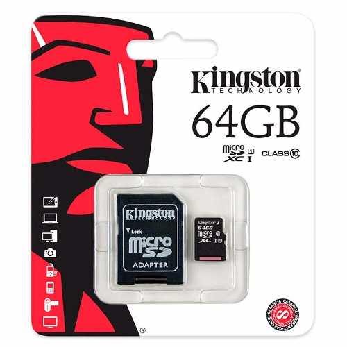  Si buscas Memoria Micro Sd + Sd 64gb Kingston Clase 10 Cuotas puedes comprarlo con XELLERS está en venta al mejor precio