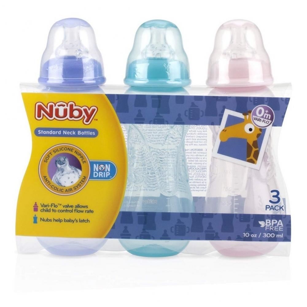  Si buscas Set X 3 Teteros Nuby 3-pack Non-drip Standard Neck Bottles puedes comprarlo con APRECIOSDEREMATE está en venta al mejor precio
