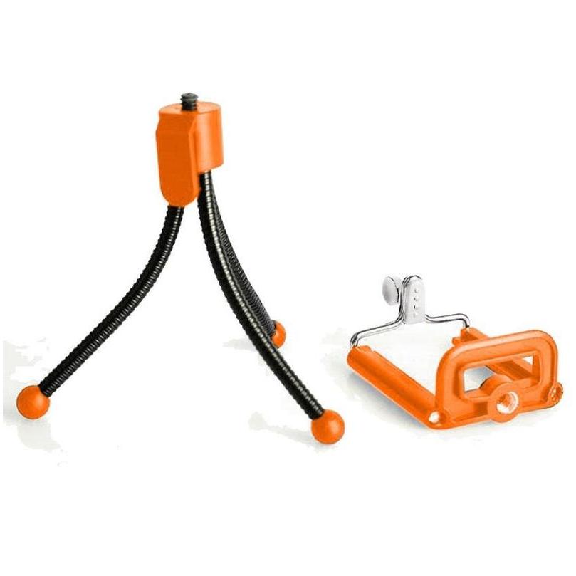  Si buscas Mini Trípode Flexible Universal Para Cámara/celular, Naranja puedes comprarlo con JD MARKET está en venta al mejor precio