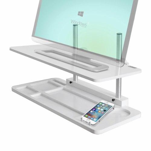  Si buscas Mesa Elevafácil Ajustable Para Pc All-in-one/monitor, Blanco puedes comprarlo con JD MARKET está en venta al mejor precio