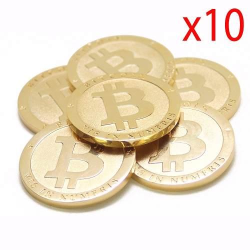  Si buscas Bitcoin X10 Monedas Oro .999 Conmemorativas Coleccionables puedes comprarlo con Dragotronix está en venta al mejor precio
