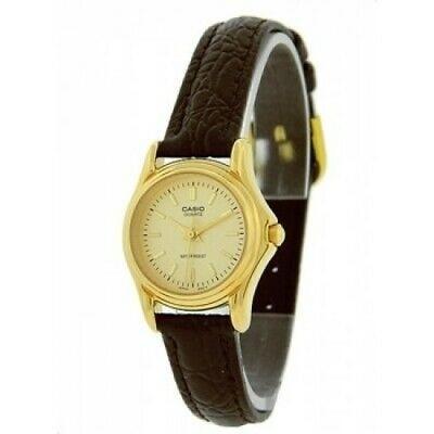  Si buscas Elegante Reloj Casio Dama Dorado Ltp1096q Pulso Cuero Mujer puedes comprarlo con Dragotronix está en venta al mejor precio
