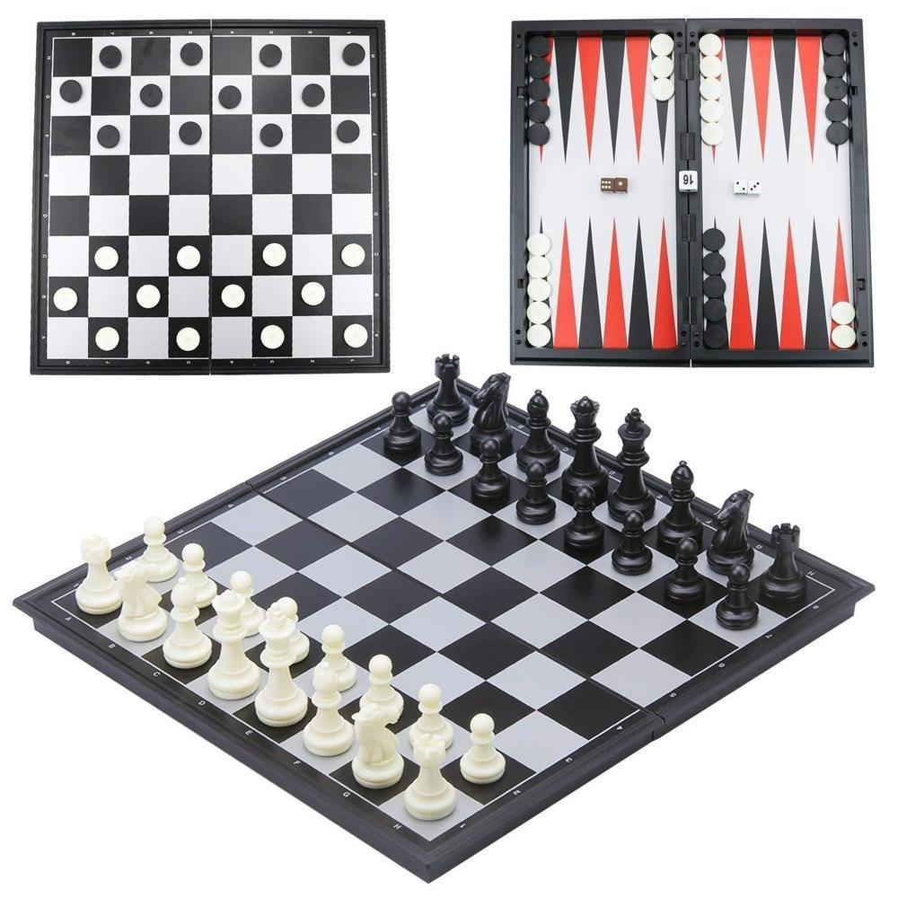  Si buscas Juego De Mesa 3 En 1 Ajedrez Damas Backgammon Mnr puedes comprarlo con Dragotronix está en venta al mejor precio