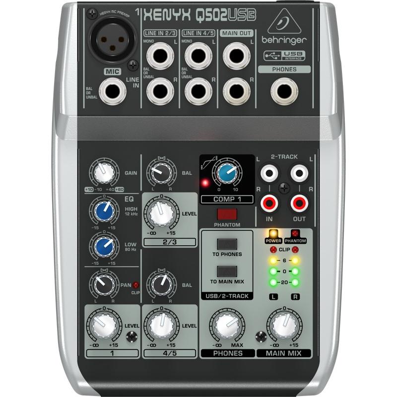  Si buscas Mixer Behringer Xenyx Q502usb puedes comprarlo con GUITAROUTLET está en venta al mejor precio