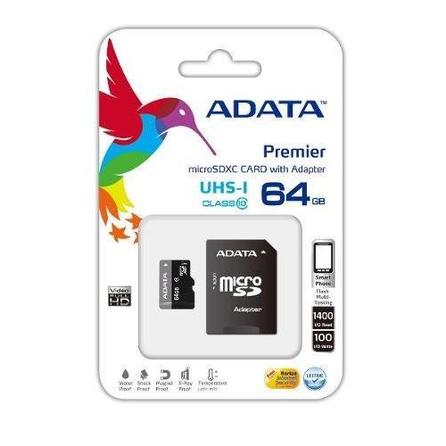  Si buscas Memoria Micro Sd Hc Uhs-i 64gb Adata Clase 10 Ultra Mobile puedes comprarlo con VENTRONIC está en venta al mejor precio
