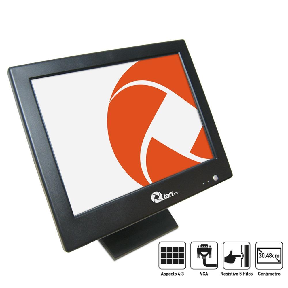  Si buscas Monitor Qian 12 Touch Punto De Venta 1024x768 Negro /a puedes comprarlo con VENTRONIC está en venta al mejor precio