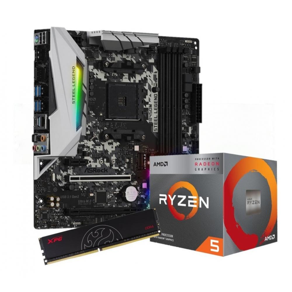  Si buscas Kit De Actualización Gamer Ryzen 5 + 8gb Ram Gráficos Vega11 puedes comprarlo con DD TECH está en venta al mejor precio