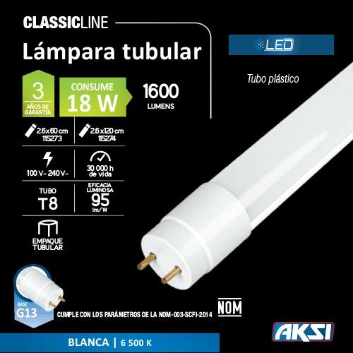  Si buscas Lampara Tubular Led T8 De 1200mm, 18w 6500k, 30,00 Hrs puedes comprarlo con COMODIDADES está en venta al mejor precio