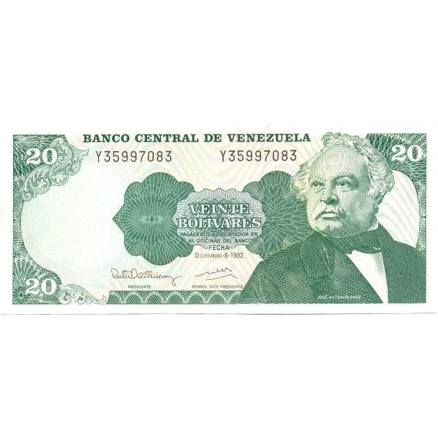  Si buscas Billete De 20 Bolívares Diciembre 8 De 1992 Serial Y8 puedes comprarlo con NUMISFILA está en venta al mejor precio