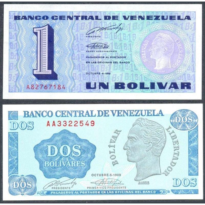  Si buscas Pareja De Billetes 1 Y 2 Bolívares De 1989 - Tinoquitos puedes comprarlo con NUMISFILA está en venta al mejor precio
