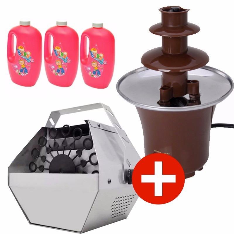  Si buscas Cascada De Chocolate + Maquina De Burbujas + 3 Litros puedes comprarlo con ONLINECLUB está en venta al mejor precio