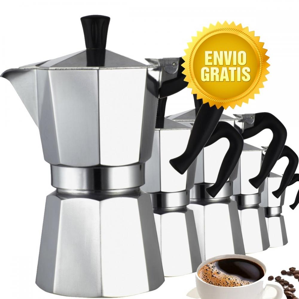  Si buscas Pack De 5 Cafetera Espresso Moka, Para 6 Tazas Cafe Nuevo puedes comprarlo con ONLINECLUB está en venta al mejor precio